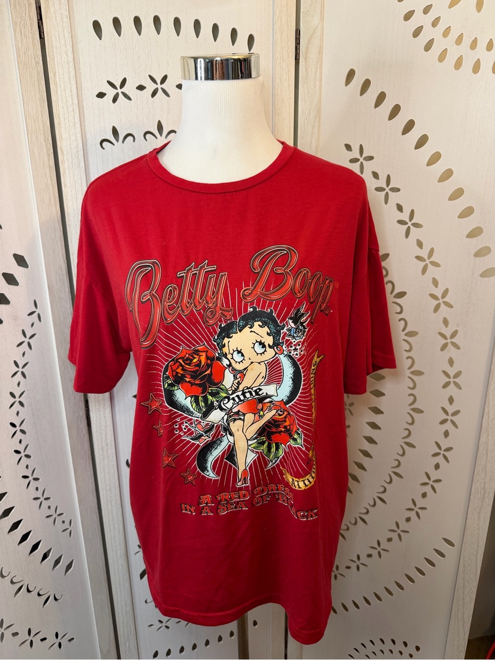 Betty Boop Red Graphic Tee